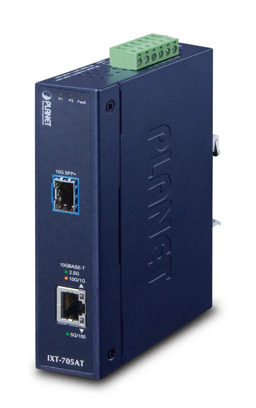 PLANET IXT-705AT network media converter 20000 Mbit/s Blue