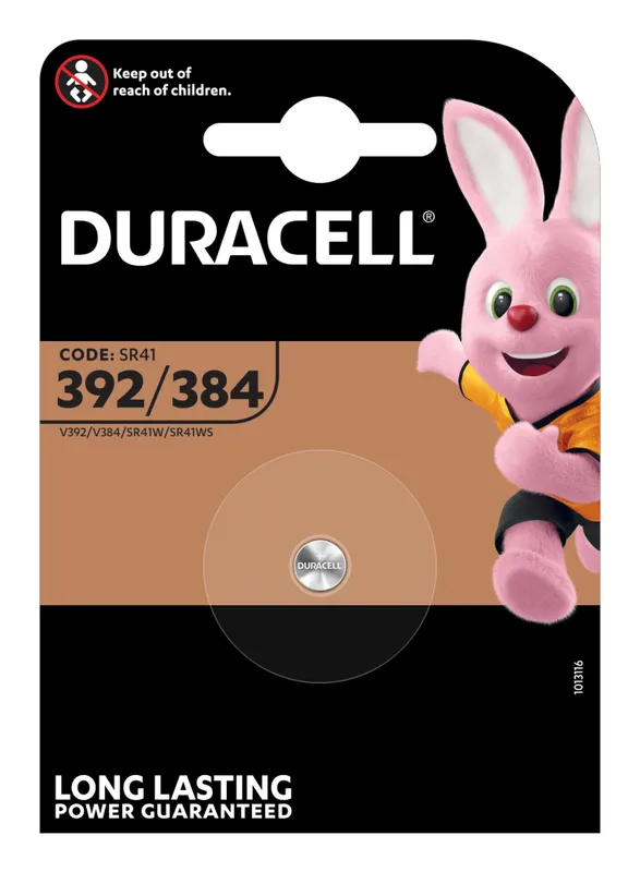 Duracell 392/384 household battery Single-use battery Silver-Oxide (S)