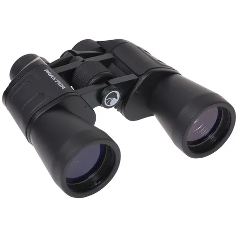 PRAKTICA Falcon 7x50mm Porro Prism Field Binoculars - Black - Binoculars + Tripod Mount