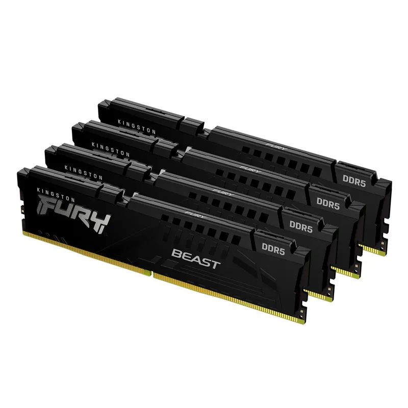 Kingston Technology FURY Beast 128GB 5600MT/s DDR5 CL40 DIMM (Kit of 4