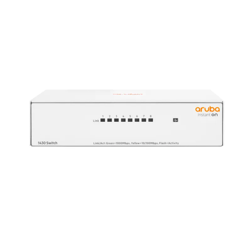 HPE Aruba Networking Aruba Instant On 1430 8G Unmanaged L2 Gigabit Eth