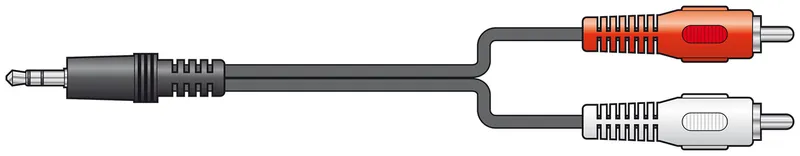 AV Link 112.064UK audio cable 1.2 m 3.5mm 2 x RCA Black