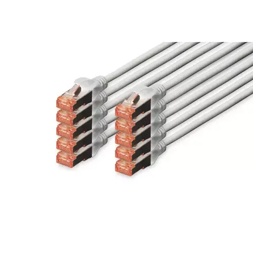 Digitus CAT 6 S/FTP patch cable 10 pieces