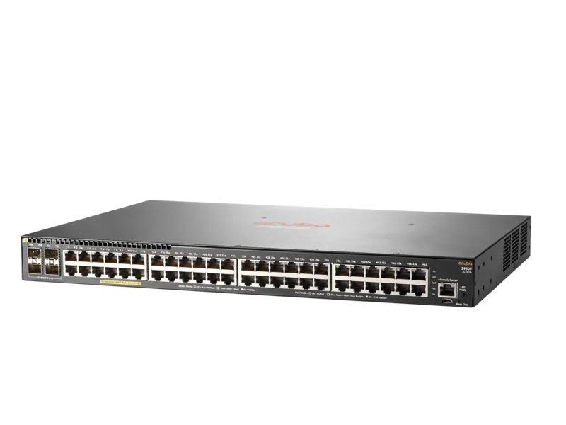 HPE Aruba Networking Aruba 2930F 48G PoE+ 4SFP Managed L3 Gigabit Ethe