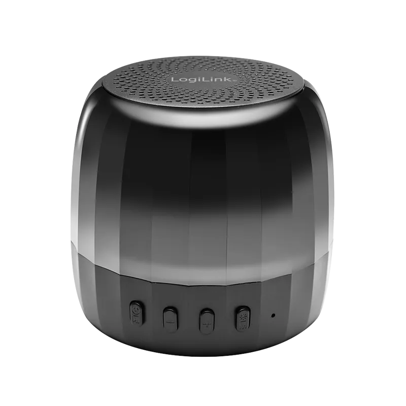 LogiLink Speaker. portable. BT 5.2. micro SD. RGB light. black