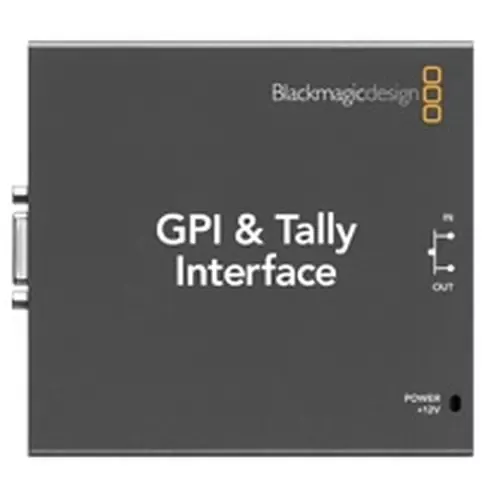 Blackmagic Design GPI & Tally Interface interface cards/adapter