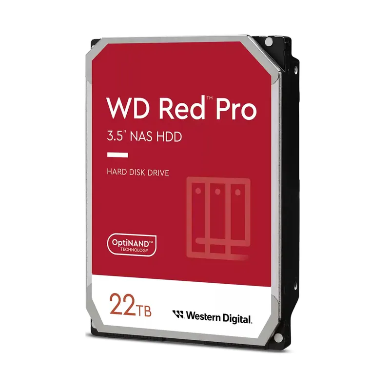 Western Digital Red Pro 22 TB 3.5" SATA 7200 RPM Internal NAS Hard Drive