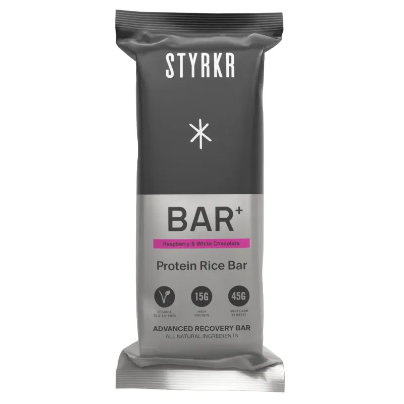 Complément alimentaire Framboise, Chocolat Blanc Styrkr BAR+