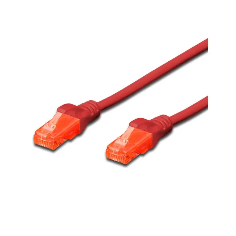 FDL 0.25M CAT.6 UTP LSZH PATCH CABLE - RED