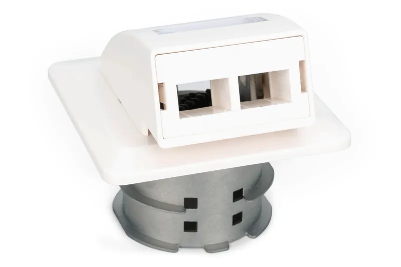 Digitus FTTH fiber optic flush-mounted wall outlet. for SC/LC adapter