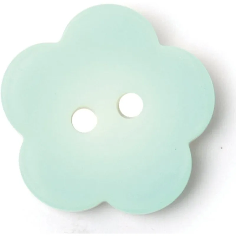 Milward Carded Buttons Milward Carded Buttons Flower Green 20mm Pack of 2