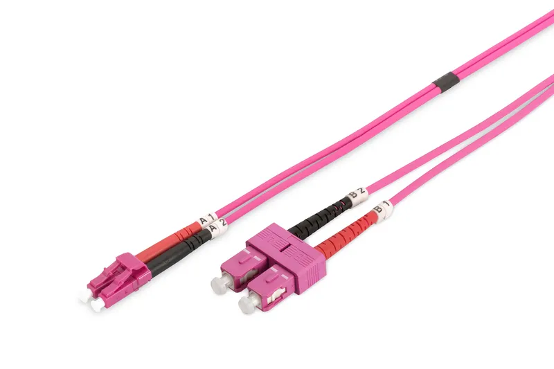 Digitus Fiber Optic Multimode Patch Cord. OM4. LC / SC