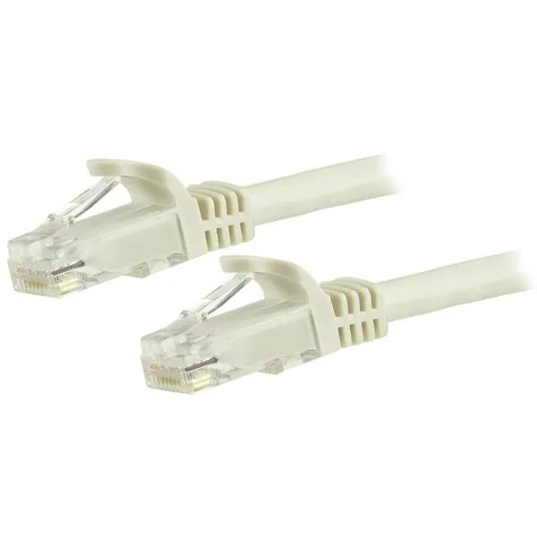 StarTech.com 7.5m CAT6 Ethernet Cable - White CAT 6 Gigabit Ethernet W