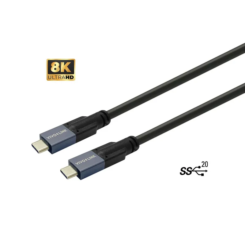 Vivolink PROUSBCMM7.5 USB cable USB 3.2 Gen 2x2 7.5 m USB C 100 W Blac