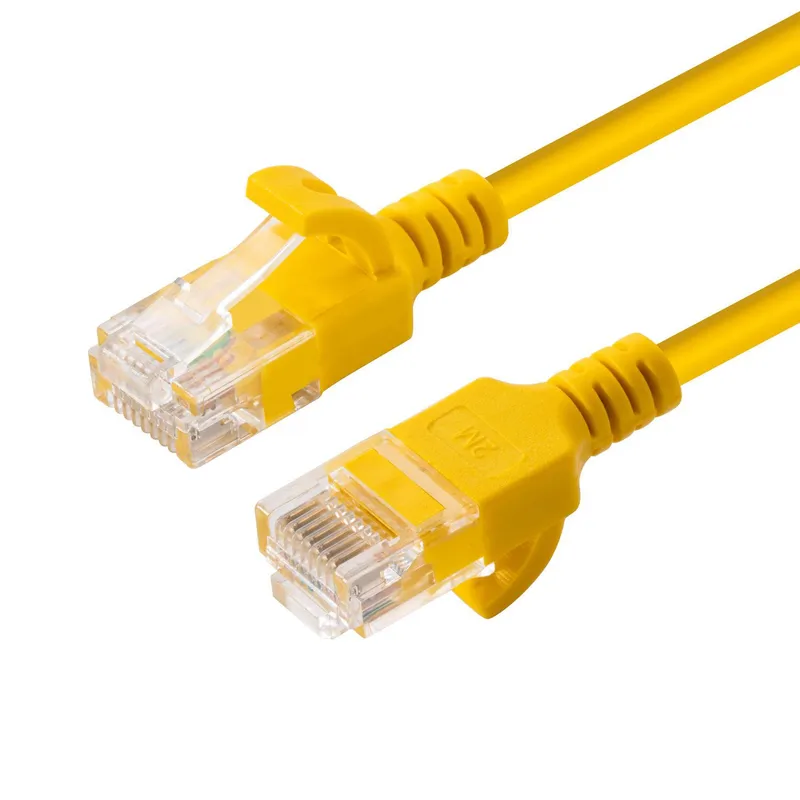 Microconnect V-UTP6A075Y-SLIM networking cable Yellow 7.5 m Cat6a U/UT