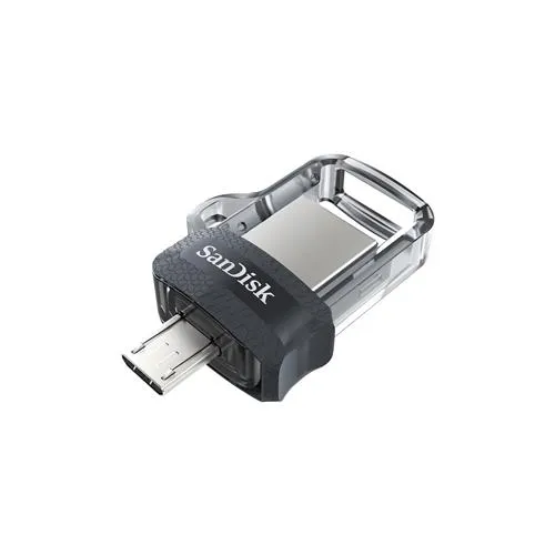 SanDisk 173384 USB flash drive 32 GB USB Type-A / Micro-USB Black Transparent