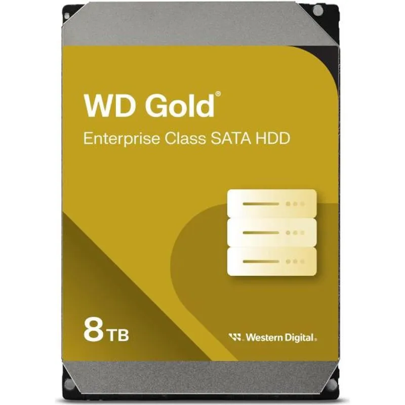 Refurbished Western Digital Gold 8TB 3.5" 7200 rpm Internal Hard Drive