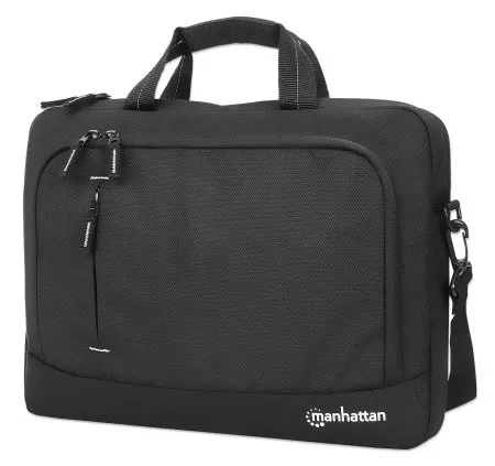 Manhattan Helsinki Eco Friendly Laptop Bag 14.1". Top Loader. Bla