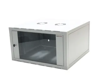 LogiLink W09E66G rack cabinet 9U Wall mounted rack Grey