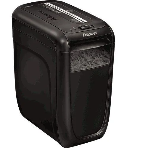 Fellowes 60CS paper shredder Cross shredding 23 cm Black