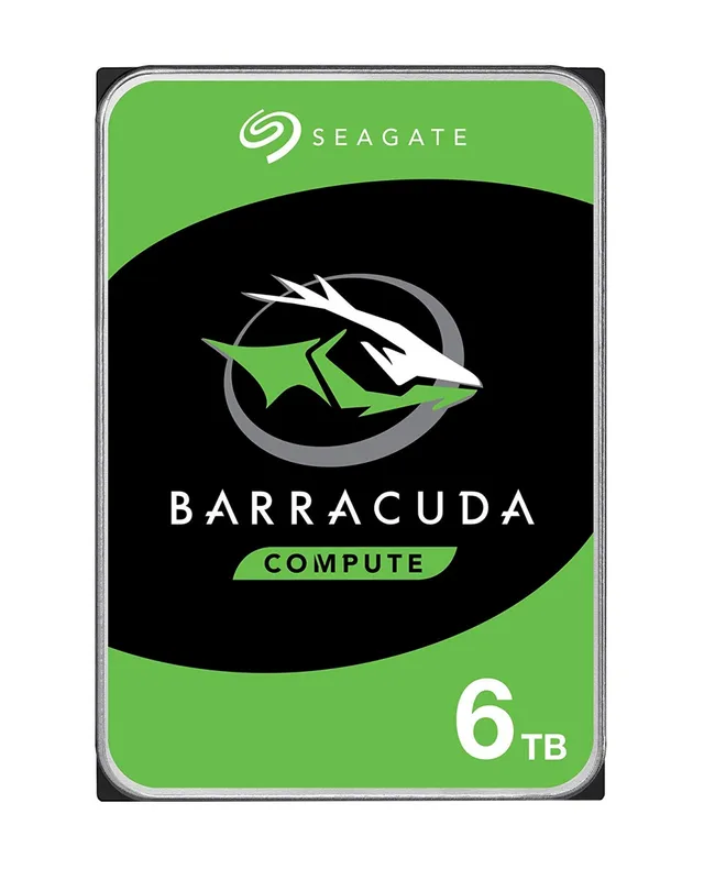 Seagate Barracuda 6TB internal hard drive 5400 RPM 256 MB 3.5" Se