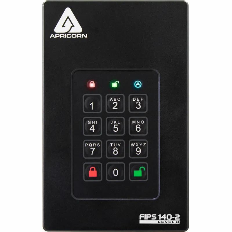 Apricorn AFL3-S4TB external solid state drive 4 TB Black
