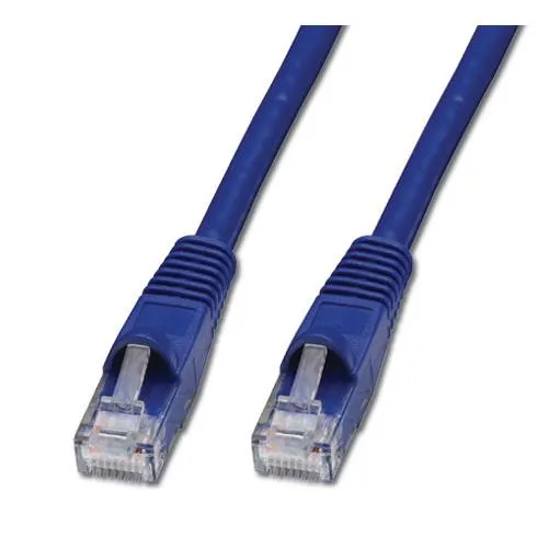 Intellinet Network Patch Cable Cat6 20m Blue CCA U/UTP PVC RJ45 Gold Plated Contacts Snagless Booted Lifetime Warranty