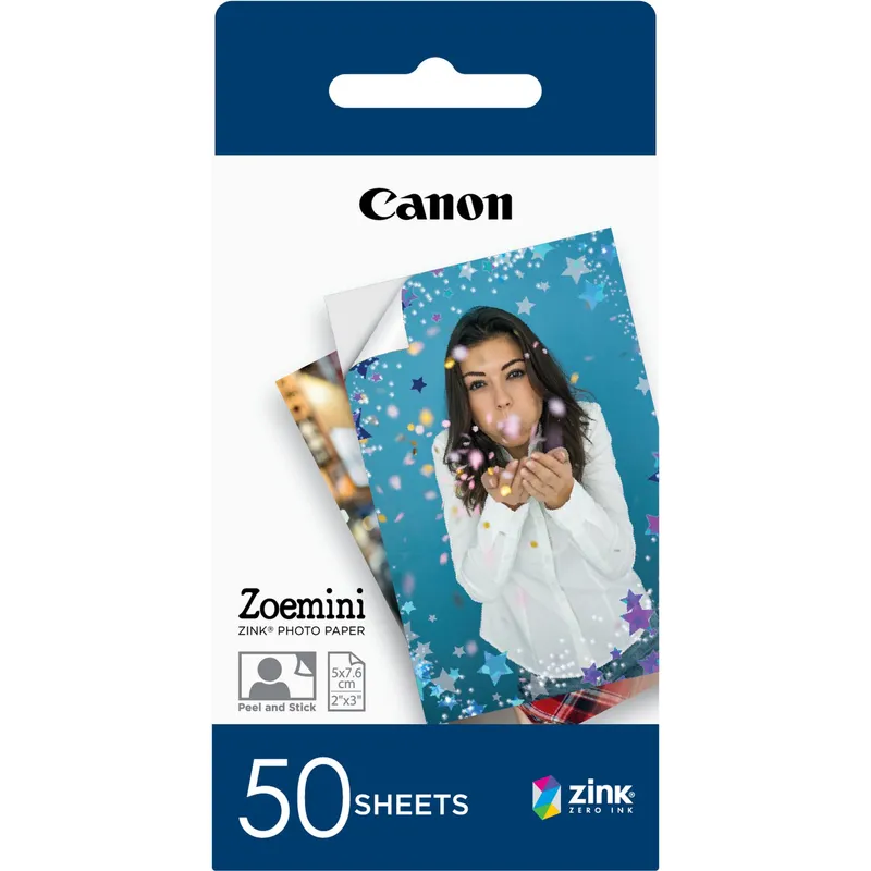 Canon 3215C002 Photo cartridge Zink 5x7.6cm Pack=50 for Canon Zoemini