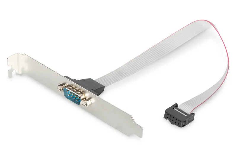 Digitus Serial Slot Bracket adapter cable. D-Sub9/M - IDC 2x5pin/F
