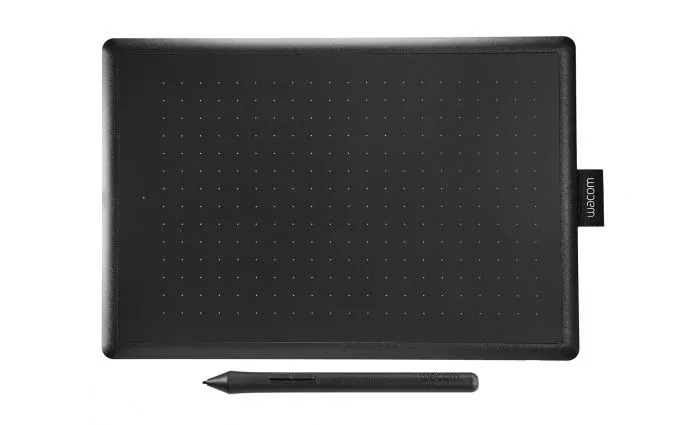 Wacom One by Medium graphic tablet Black. Red 2540 lpi 216 x 135 mm US