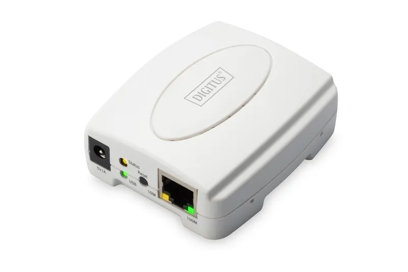 Digitus Fast Ethernet Print Server. USB 2.0