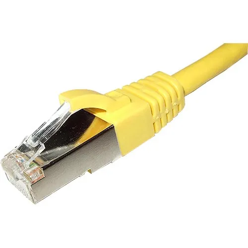Cablenet 3m Cat5e RJ45 Yellow U/UTP PVC 24AWG Flush Booted X over Patc