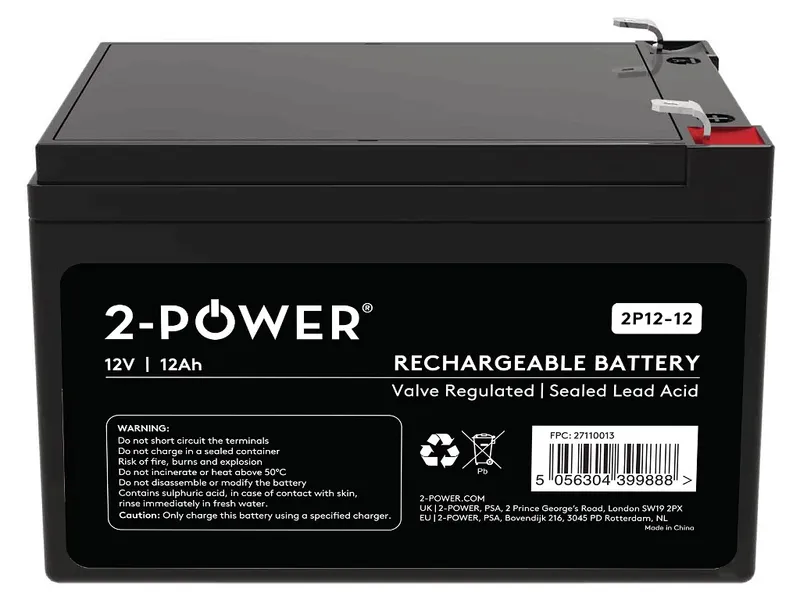 2-Power 2P12-12 UPS battery 12 V