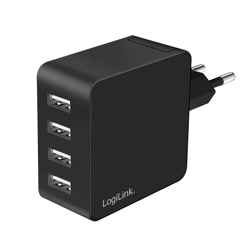 LogiLink PA0336 mobile device charger Universal Black AC Fast charging