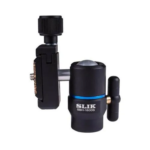Slik SBH-180DS tripod head Black 1/4" Ball