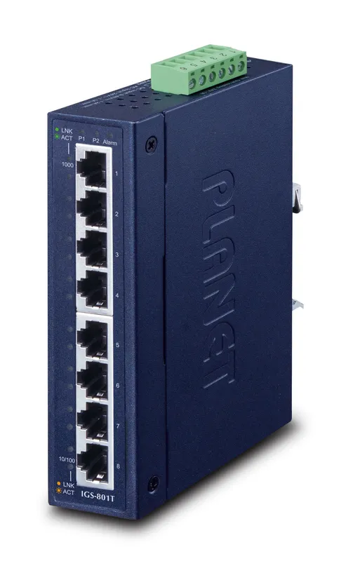 PLANET IGS-801T network switch Unmanaged L2 Gigabit Ethernet (10/100/1