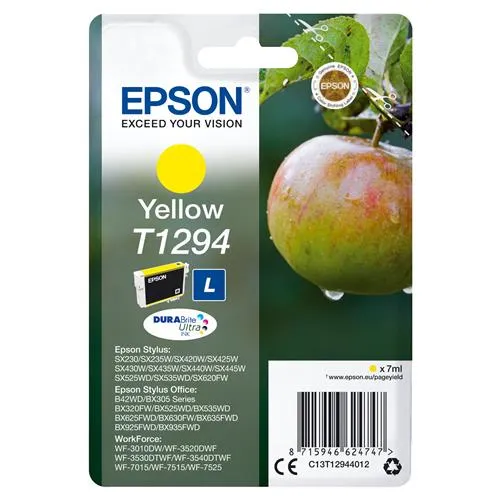 Epson Apple T1294 DURABrite Ultra Single Yellow Ink