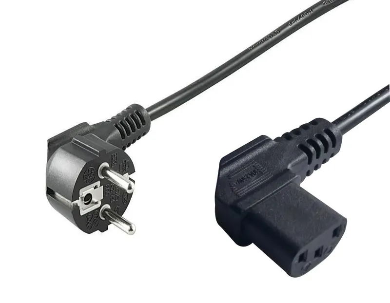 Microconnect PE010530 power cable Black 3 m Power plug type E+F C13 co