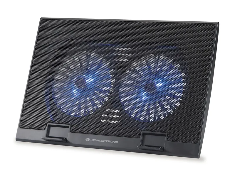 Conceptronic THANA Notebook Cooling Pad. Fits up to 17". 2-Fan