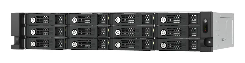 QNAP TL-R1200PES-RP storage drive enclosure HDD/SSD enclosure Black. G