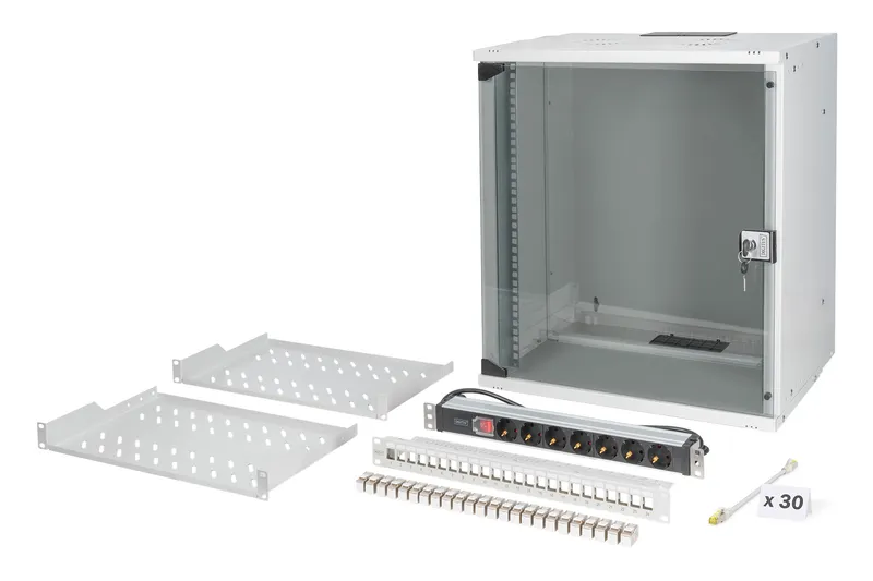Digitus SOHO Pro network set. 483 mm (19") - 12U. 540 x 400 mm (W
