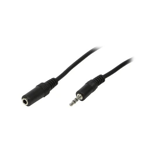 LogiLink 3.5mm - 3.5mm. 5m audio cable Black
