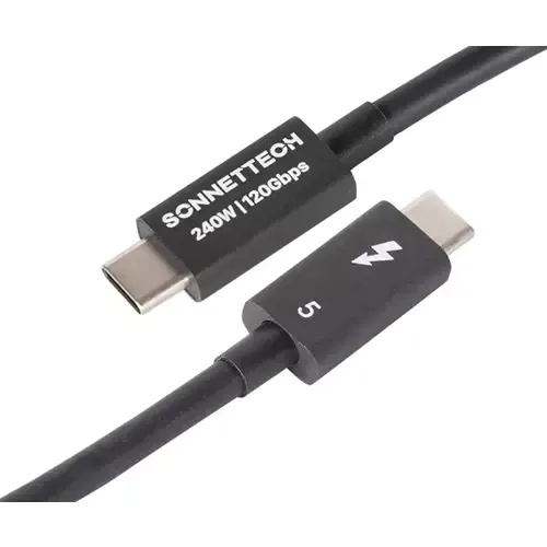 Sonnet TCB-TB5-10M Thunderbolt cable 1 m 80 Gbit/s Black