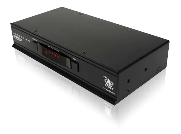 ADDER ADDERView Pro DisplayPort KVM switch Rack mounting Black