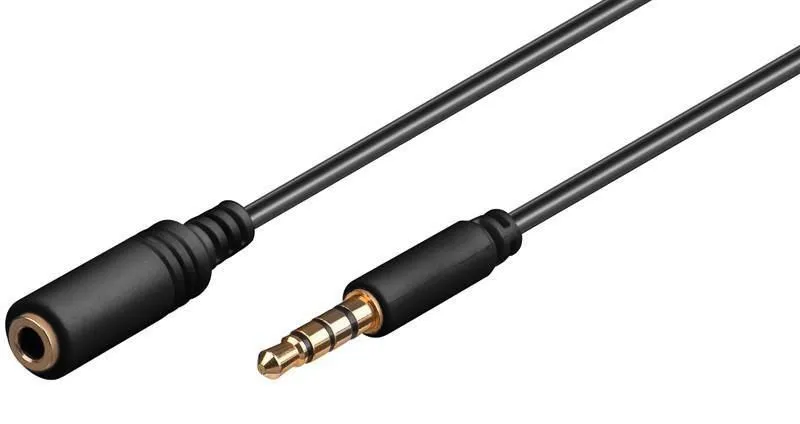 Microconnect IPOD002B audio cable 0.5 m 3.5mm Black