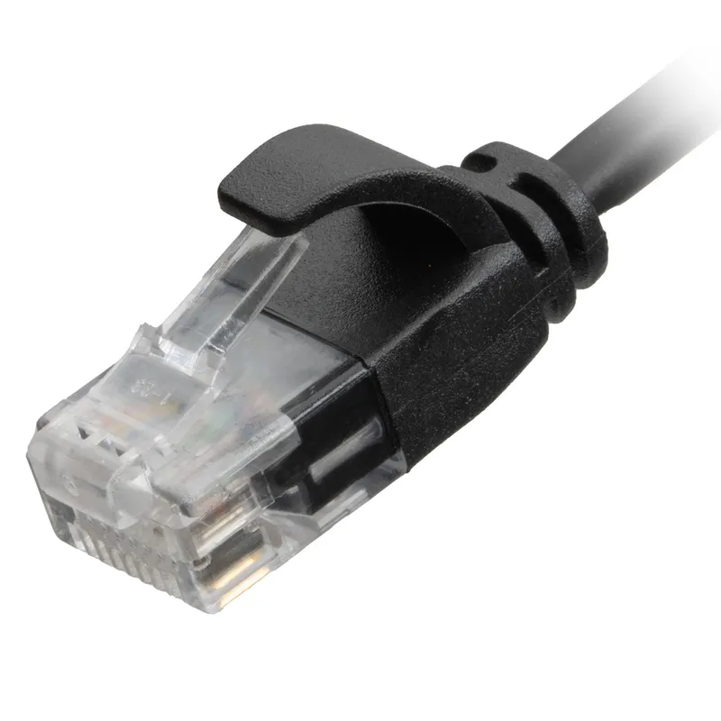 Cablenet CNL 2.5M C6 Bk UTP Ls 30AWG Slim SB