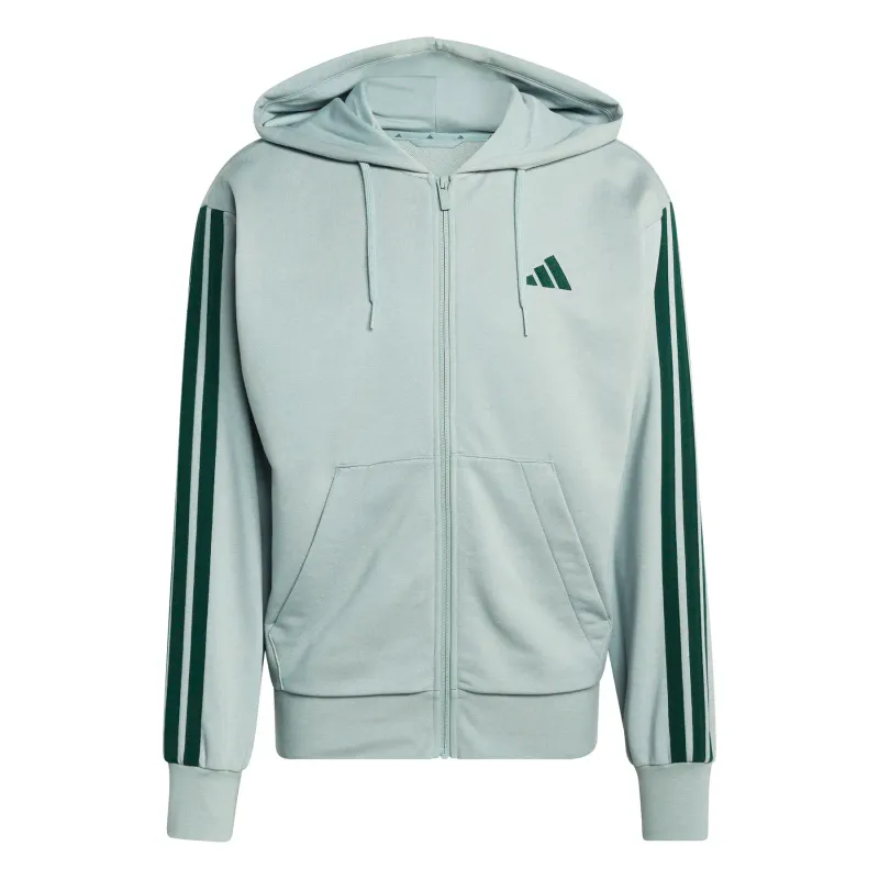 Full zip hoodie adidas Essentials 3-Stripes French Terry