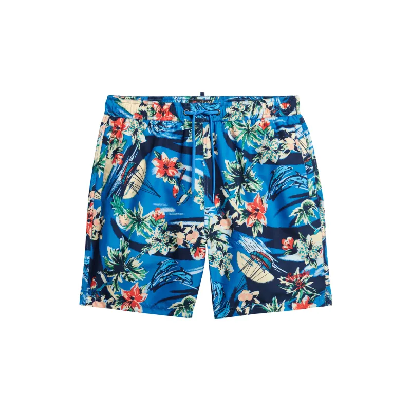 Hawaiian print swim shorts Superdry