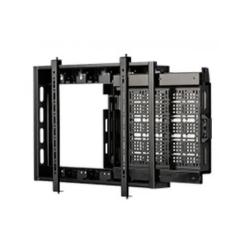 B-Tech Flat Screen Wall Mount with Slide-Out AV Storage Tray (VESA 600 x 400)