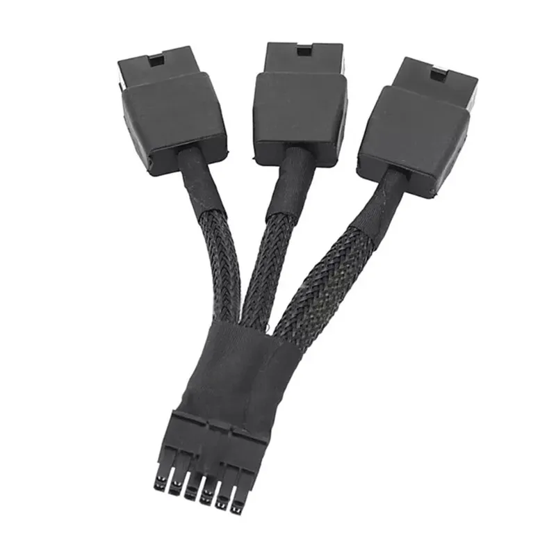 TARGET Replacement 12VHPWR 12+4Pin PCIE 5.0 to 3x8Pin (6+2P) Power Cab